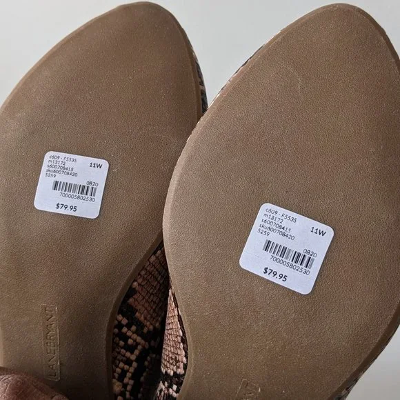 Lane Bryant Dream Cloud Cutout High Heel Bootie - Snakeskin - 11W - Picture 8 of 15